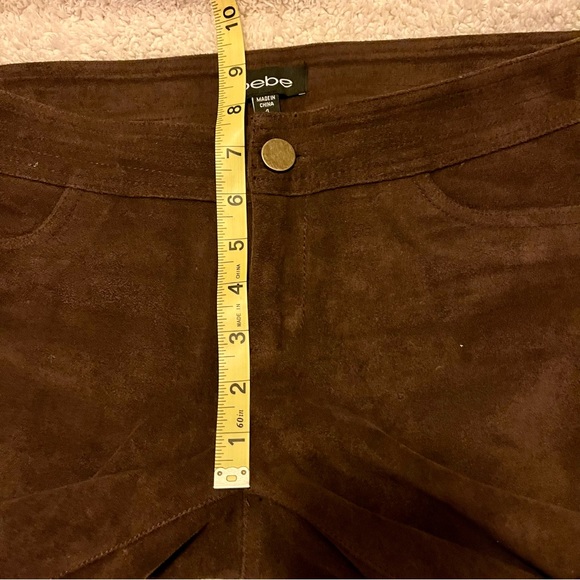 Bebe faux suede brown pants - Picture 6 of 9
